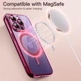 thumbnail image 5 of JETech Electroplated Case for iPhone 14 Pro Max 6.7-Inch, Camera Lens Full Protection, Compatible with MagSafe Wireless Charging, Shockproof Soft TPU Phone Cover (Rose Red), 5 of 7