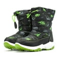 thumbnail image 2 of Nova Mountain Boys Girls Little Kids Winter Snow Boots NF-NFWB102-GreenDino-8, 2 of 6