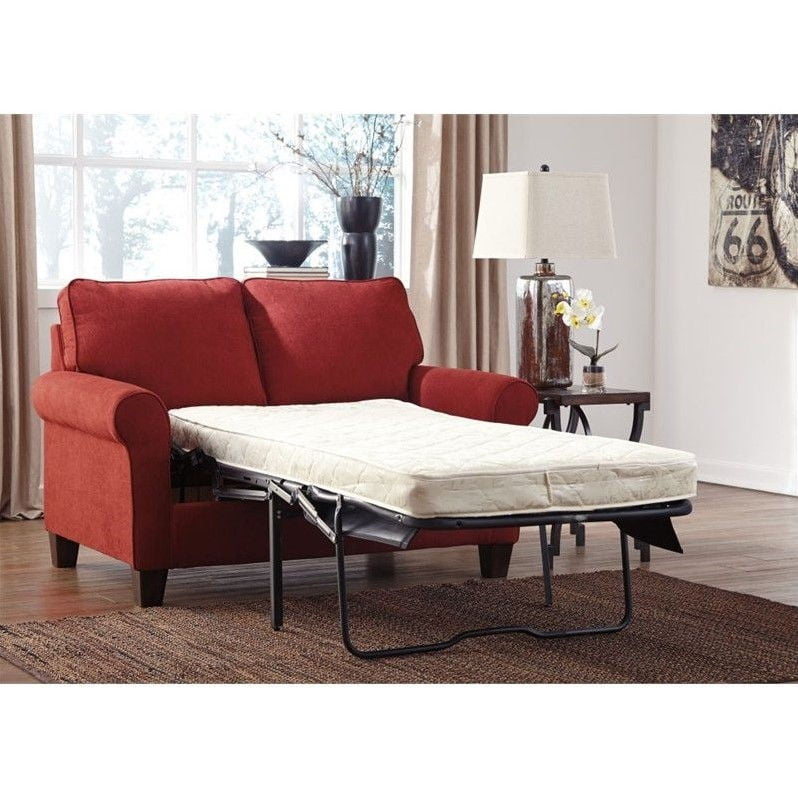 Ashley Furniture Zeth Twin Sofa Sleeper, Ashley Red Leather Sleeper Sofa