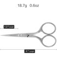 thumbnail image 2 of Small Precision Embroidery Scissors, 4" Forged Stainless Steel Sharp Pointed Tip Detail Shears for DIY Craft Thread Cutting, Needlework Yarn & Sewing, 2 of 8