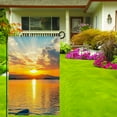 thumbnail image 4 of Heduofu Summer Sea Ocean Sunrise Tropical Beach Nature Landcape House Flag Welcome Large Yard Garden Flag Banners for Patio Lawn Home Outdoor Decor 28x40in, 4 of 8
