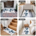 thumbnail image 6 of Navy Blue Tulip Door Mat&nbsp;Indoor Outdoor Entrance, Non Slip Rug for Kitchen Bathroom Entryway Rug, Watercolor Farmhouse Floral Botanical Washable Doormat Floor Mat for Office 20x31.5 Inch, 6 of 8