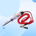 thumbnail image 5 of Automotive Test Light 5-90V DC Digital LED Circuit Tester – Heavy-Duty Auto Bidirectional Voltage Tester with Voltmeter, Needle Guard, 102" Spring Wire for Vehicle Electrical Testing. red red, 5 of 5