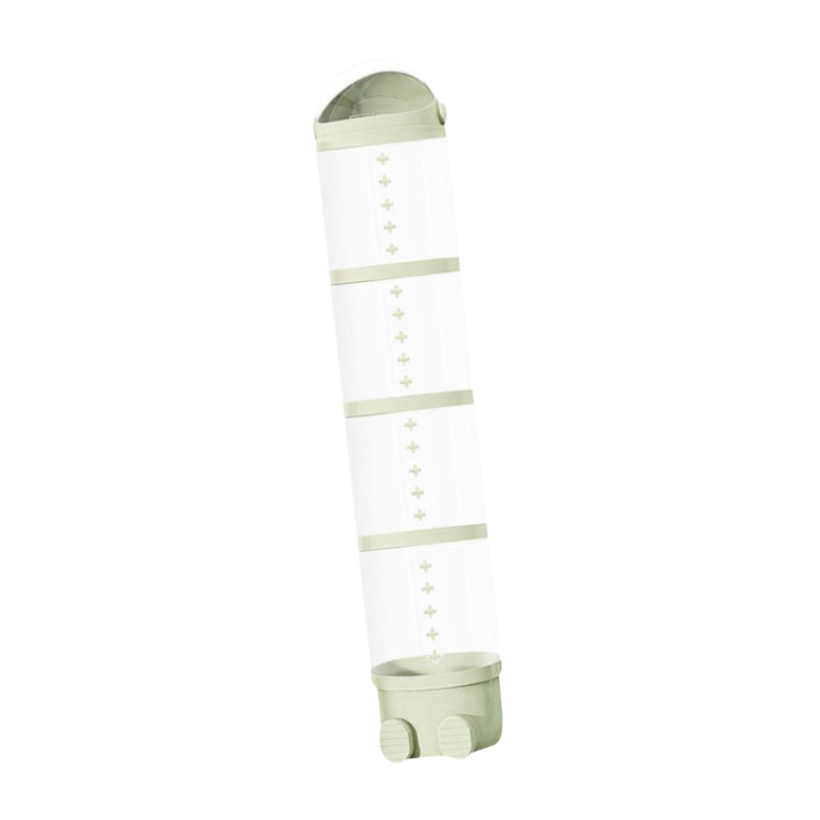 Fancyes Stuffed Toys Storage Tube Cute Display Bucket for Bedroom Household Playroom Green