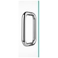 thumbnail image 2 of Security Tubular Back to Back Door Pull 6 Inch Finish for and Residential Heavy Glass Frameless Shower Doors 1/4 Inch to 1/2 Inch Thick Chrome, 2 of 5