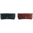 thumbnail image 2 of ZOUSSIQI Étui à Lunettes en Cuir PU, Support de Lunettes Portable Rétro, Boîte de Protection pour Lunettes, Étui de Protection pour Lunettes de Lecture CA919-91985, 2 of 7