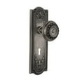 thumbnail image 3 of Nostalgic Warehouse Meamea_Prv_234_Kh Meadows Solid Brass Privacy Door Knob Set - Brass, 3 of 6