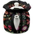 thumbnail image 2 of Hummingbird Floral Tea Pots Cover Tea Cosy Drawstrings Breakfast Teapots Kitchen Tea Pots Dust Lid Home Family Decorative Accessories Cosy Cotton Afternoon Thermal Tea Sweet Gift, 2 of 6