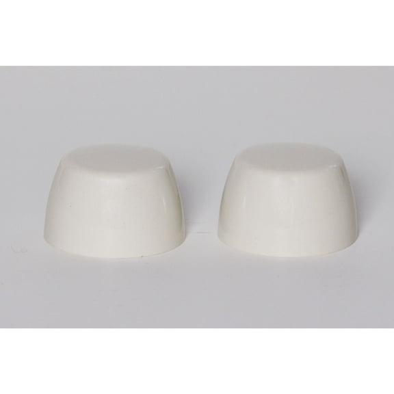 Briggs Color Replacement Plastic Toilet Bolt Caps - Set of 2 - Bone