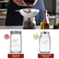 thumbnail image 2 of Embudo de Metal Nomatox Grande con Colador para Transferir Leche, Zumo y Aceites, 2 of 6