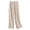 Beige, variant on LIUJUNSHOP Women's Linen Cropped Wide Leg Pants Elastic Waist Casual Palazzo Trousers with Pockets