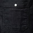 thumbnail image 4 of Vintage Slim Fit Denim Shirt for Men Retro Western Button Down Lapel Work Shirts Two Pockets Long Sleeve Jean Shirts, 4 of 4