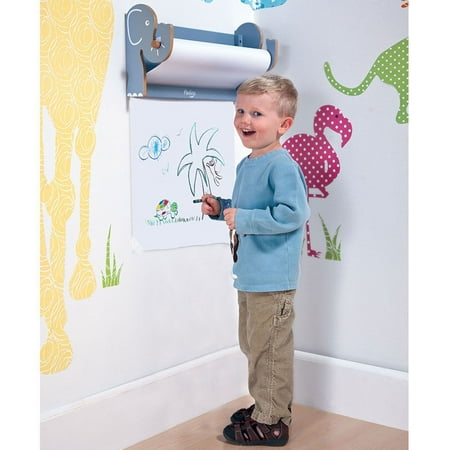 wall mounted elephant paper roll art easel walmart com