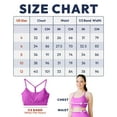 thumbnail image 4 of Nirlon Y Back Adjustable Sports Bras For Women - Nirlux Camisole Sports Bra, Stretchy Womens Tops Soft Workout Tops For Women (Orchid, 12), 4 of 6