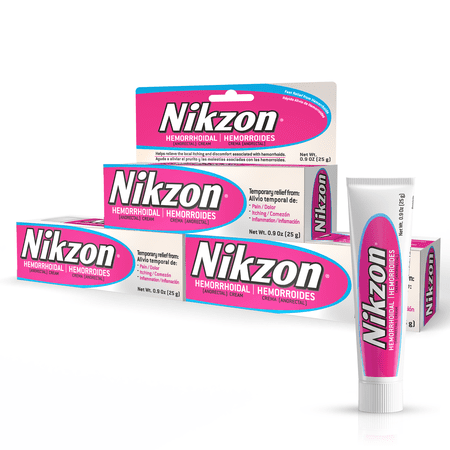 NIKZON - Hemorrhoidal Itching Soothing Cream 0.9 Oz (3 Pack)