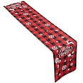 thumbnail image 1 of Camino de mesa navideño con diseño de tablero de ajedrez para cenas y reuniones familiares, 1 of 7