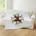 thumbnail image 4 of CafePress - Afghan Hound Tribal Throw Blanket - Soft Fleece Throw Blanket, 50"x60" for All Ages, 4 of 4