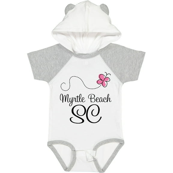 Inktastic Myrtle Beach South Carolina Girls Baby Bodysuit