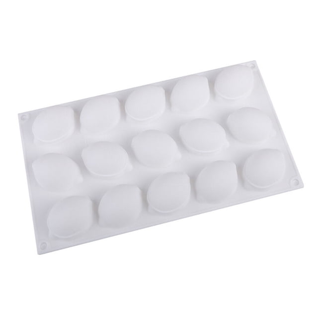 Moldes para mousse de chocolate, molde de silicona con forma de limón, molde de silicona con forma de mousse de limón, herramientas para hornear, moldes de durabilidad comprobada