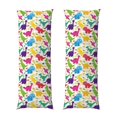 thumbnail image 1 of Balery Colorful Dinosaurs Funda Protectora para Almohada Corporal de Algodón Hipoalergénico con Cierre(55 x 21 pulgadas), Almohadas No Incluidas, 1 of 7