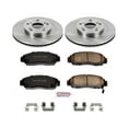 thumbnail image 3 of Power Stop Front Stock Replacement Brake Pad and Rotor Kit KOE2558, 3 of 8