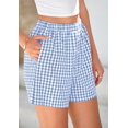 thumbnail image 3 of SMZ Womens Boxer Shorts 2025 Summer Casual Lounge Sleep Gingham Pajama Y2K Plaid Short Pants with Pockets, 3 of 6