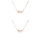 thumbnail image 4 of Collar Qarigey Vintage Inglés Constelaciones Oro Rosa, 4 of 6
