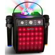 Masingo Karaoke Machine, 2 Wireless Microphones, PA Speaker System - Ostinato M7