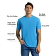 thumbnail image 5 of True Classic Mens T-Shirts – Short Sleeve Crew Neck T Shirts for Man, Cotton Blend Plain Novelty Men's T-Shirts, Pack of 6, Variety, 3XL, 5 of 8