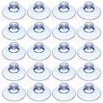 thumbnail image 1 of Advancent Pack of 20 Transparent Mushroom Head Hanging Tabletop PVC Mirror Cups Waterproof Windshield Tool Suction Suckers Home 2cm Almacenamiento y organización del hogar Advancent BFH000249-00, 1 of 6