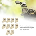 thumbnail image 3 of Drfeify Juego De 10 Fundas Para Cabezas De Palos De Golf, Protector De Cabeza De Palo De Golf Impermeable De PU Duradero Para Golf Al Aire Libre, 3 of 7