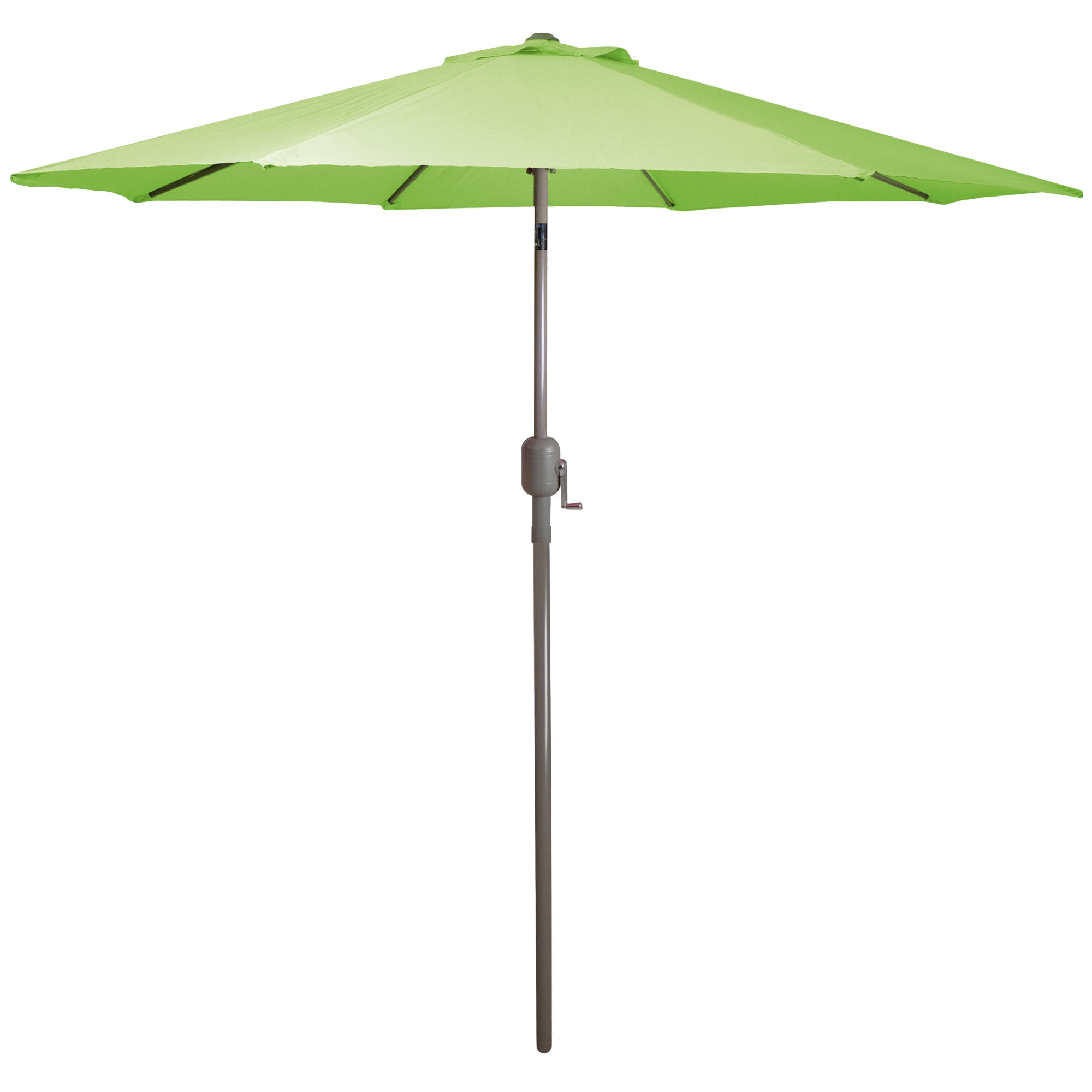 Onderdrukken Wordt erger heroïsch 9ft Outdoor Patio Market Umbrella with Hand Crank and Tilt, Lime Green -  Walmart.com