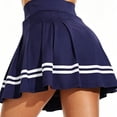 thumbnail image 2 of Lmueinov Women's High Waist Pleated Tennis Skort with Built-in Shorts, Stretchy Athletic Golf Skirt for Workout Daily Wear XS-2XL, 2 of 4