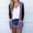 B-Purple, variant on Womens Open Front Lightweight Long Cardigan Button Down Loose Solid Outerwear