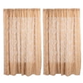 thumbnail image 2 of Cqxid Rideau à Moins de 10 $ Vignes Feuilles Tulle Porte Fenêtre Rideau Draperie Panneau Voile Foulard, 2 of 9