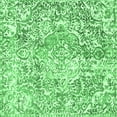 thumbnail image 1 of Ahgly Company Indoor Square Abstract Emerald Green Modern Area Rugs, 5' Square, 1 of 4