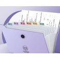 thumbnail image 1 of HUGFEGWE Spanish Organ Bag 5 Compartment Folder a4 Student Test Paper Storage Bag Large Capacity File Bag Information Book (Purple) CJB91-72531, 1 of 3