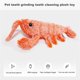 thumbnail image 3 of Floppy Lobster Dog Toys Plush Jumping Lobster Interactive Toy Motion Activated Moving Pet Toy, Plus, 3 of 5