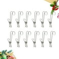 thumbnail image 5 of 12pcs Stainless Steel Clothes Drying Hanger Clips Multi-purpose Windproof Clothespin Wire Clips for Clothesline Utility, 5 of 8