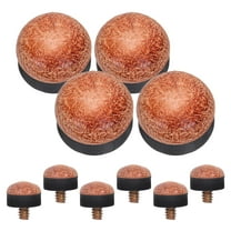 LOLIPPYY 10Pcs Pool Stick Tips Replacement Kit Screw on Pool Cue Tips for Home Billiard Use