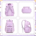 thumbnail image 2 of Large Backpack, College Aesthetic Laptop Bookbag with Anti-theft Back Pocket, Lightweight Bookpack, Watrer Resistant, 2 of 8
