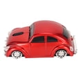 thumbnail image 1 of LED  Mouse, 2.4GHz USB Receiver, Red Sports Car Style Auto Sleep 1600 DPI Optical Sensor LED Headlamp Office Mouse for Laptop Desktop Computer, 1 of 8