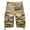 Z14Khaki, variant on Men's Cargo Shorts Relaxed Fit Multi-Pocket Outdoor Cargo Shorts Cotton Khaki 2XL