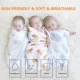thumbnail image 4 of Swaddle Newborn Baby Blanket Muslin Blanket  Bed Sheet Baby Bath Towel Multi Designs Functions Baby Wrap Infant Quilt, 4 of 6