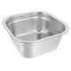 thumbnail image 1 of Colador de acero inoxidable de gran capacidad para lavar verduras, frutas y arroz., 1 of 7