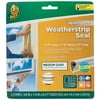 Duck Heavy-Duty Medium Gap Rubber Weatherstrip Seal, .38 in. x .25 in. x 17 ft.