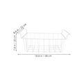 thumbnail image 2 of BESTYASH White Iron Hanging Wire Basket Freezer Shelf Organizer for Kitchen Storage Space Optimization 1 Piece, 2 of 8