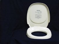 Thetford 36504 White Toilet Seat and Cover 