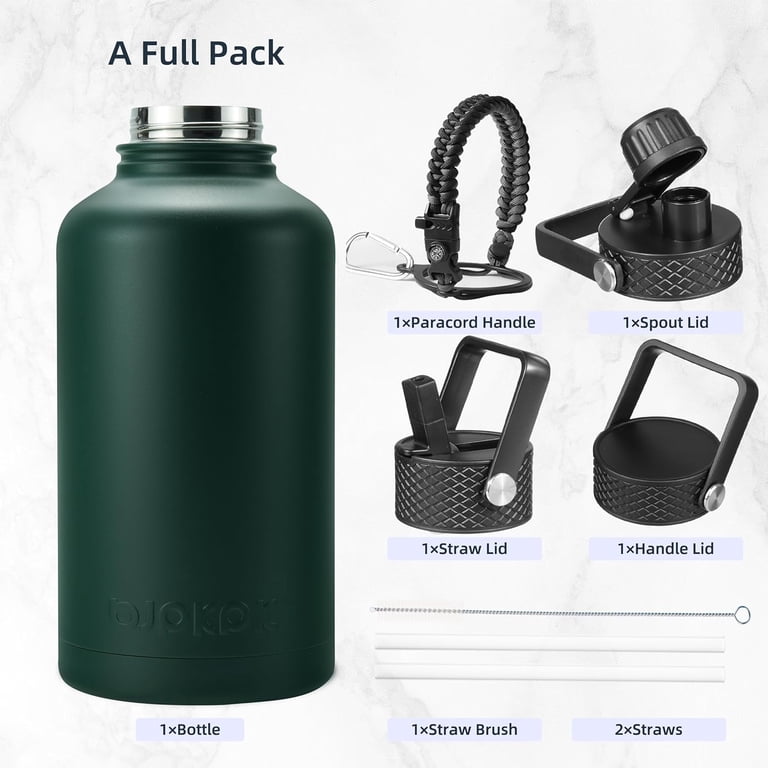 BJPKPK 64oz Half Gallon Insulated Water Bottle photo 4