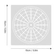 thumbnail image 2 of 12 Sheets Delicate Stencils Convenient Target Dot Stencils Diy Templates Diy Supply, 2 of 3